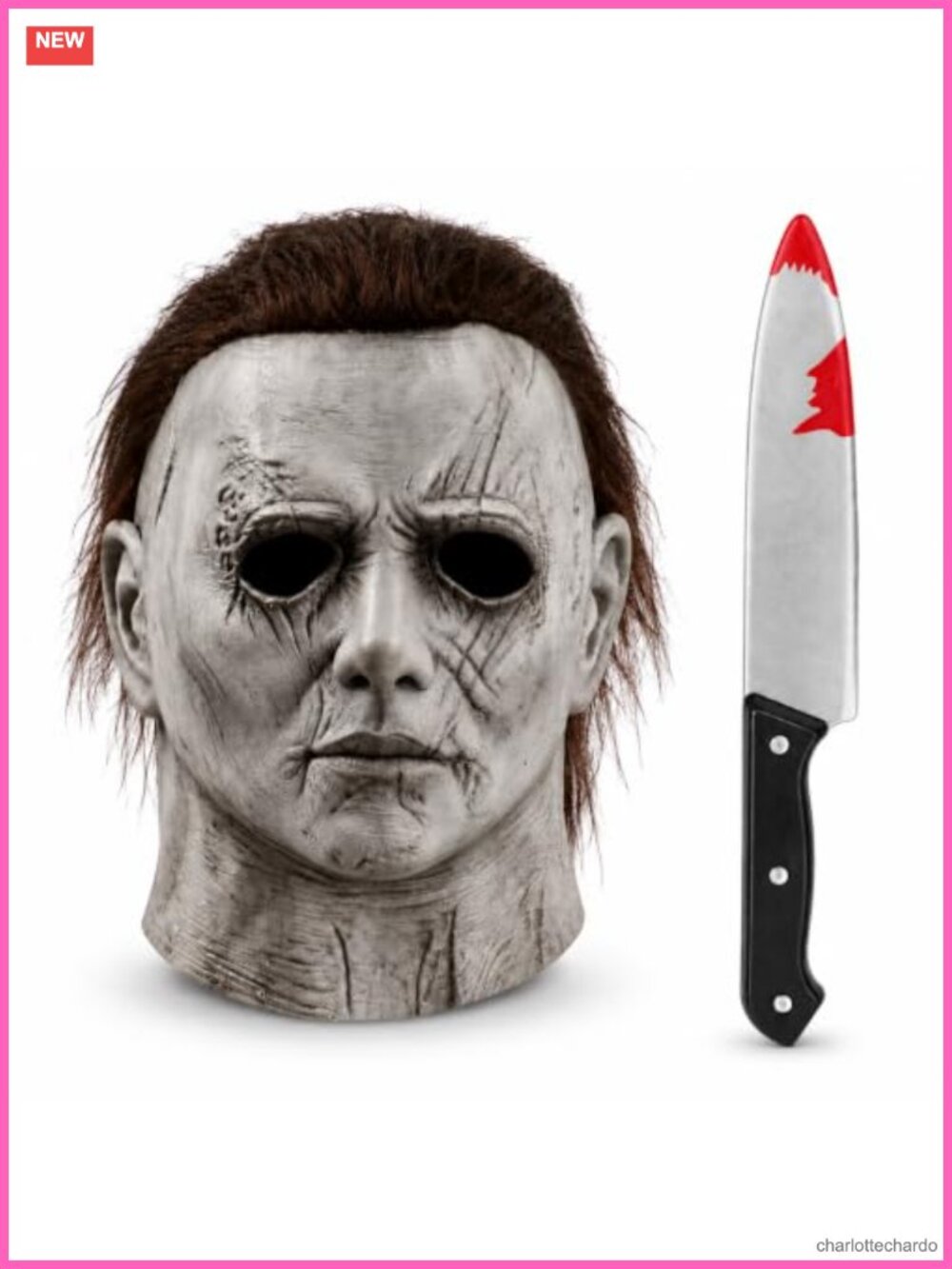 Scary Latex Halloween Mask Adult Horror Movie Face Mask Costume